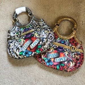 2 eternal love ed hardy hand bags